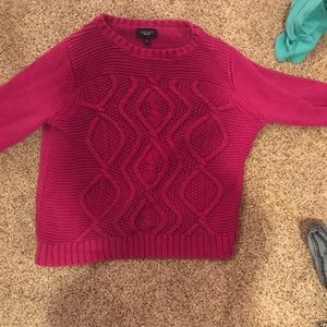 Magenta Lands’ End Sweater